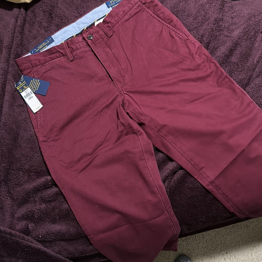Polo Ralph Lauren Men’s pants burgundy/plum men’s pants size 36/32